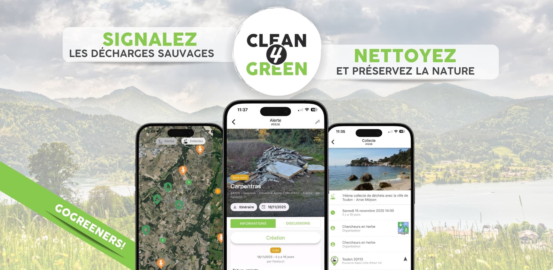 Clean4Green - Application citoyenne